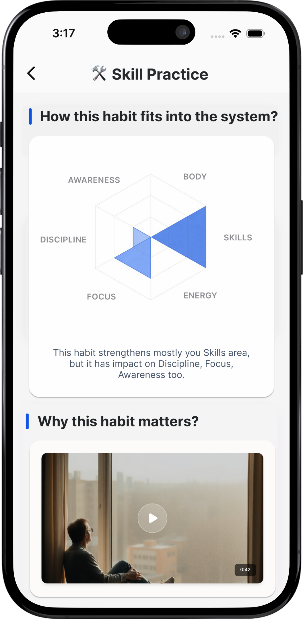 Skill Practice habit detail